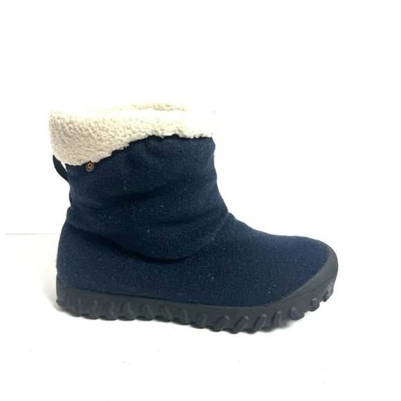 Bogs Shoes - Bogs Womens Bmoc Mid II Snow Boot Blue Size 9 M